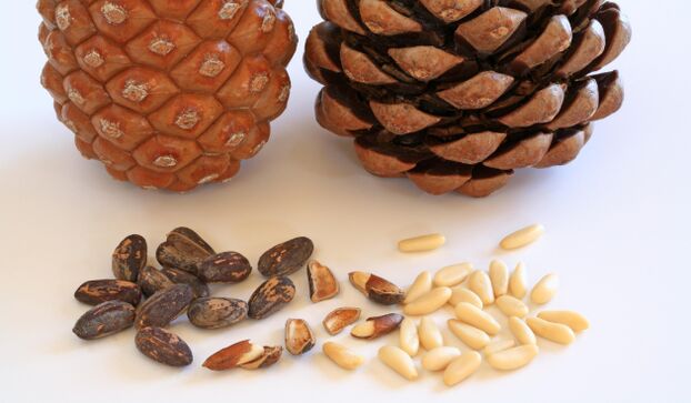 Pine nuts will help strengthen erection and improve a man's mood. 